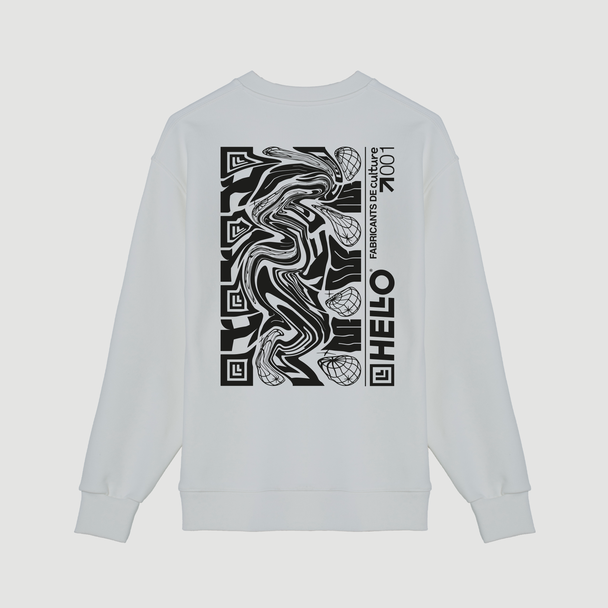 Sweatshirt BRUTALISM 001 - Grey